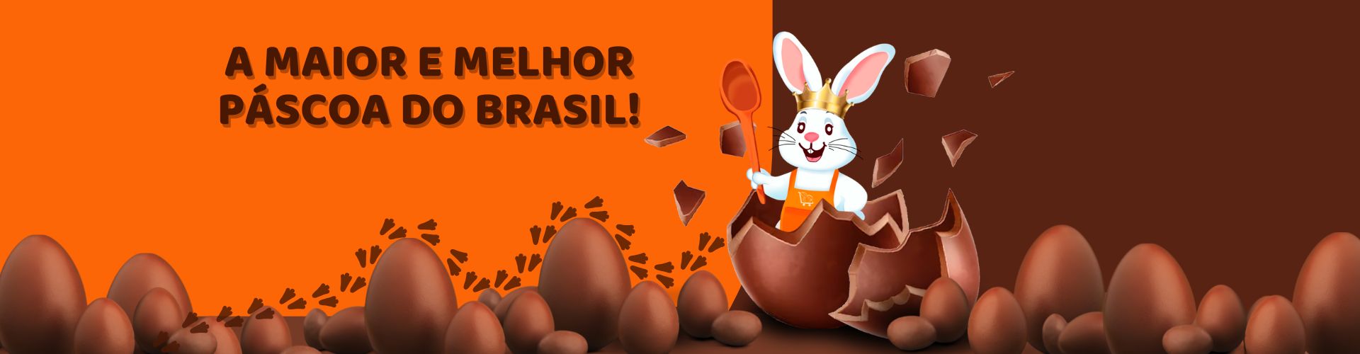 A maior e melhor páscoa do Brasil é na Chocolândia com certeza