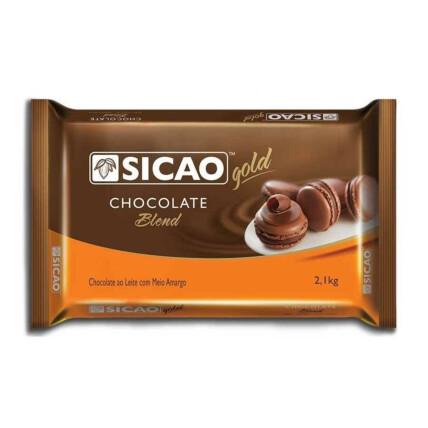 CHOCOLATE EM BARRA BLEND NOBRE SICAO 2,1KG